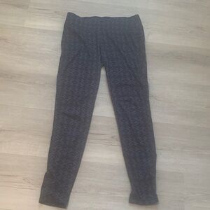 Columbia leggings Black and Gray Omni-Wick Size L. Super thin and stretch.